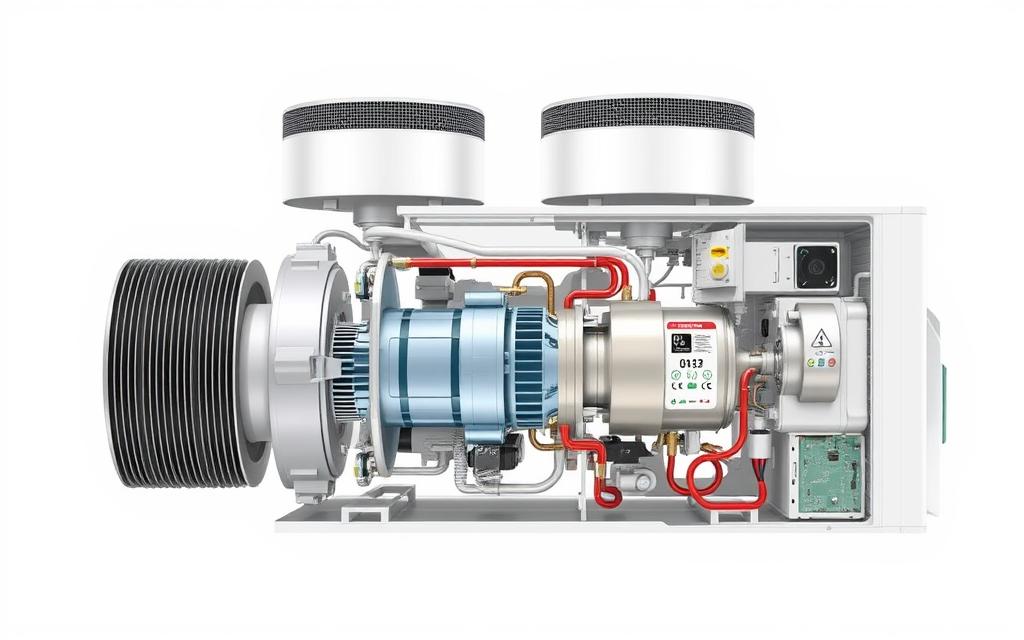 dual inverter AC technical components